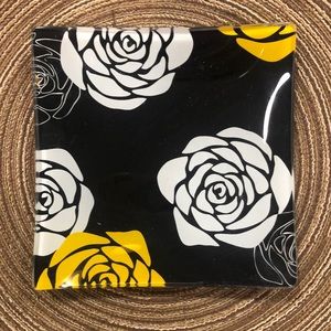 Glass Tray Floral